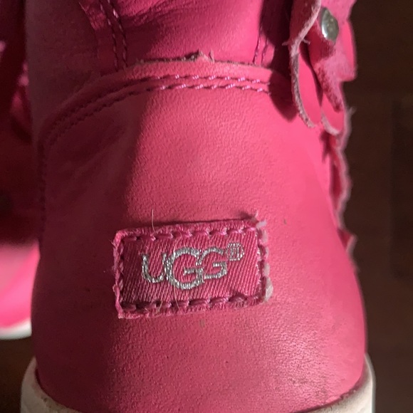UGG Other - UGG Pink Floral High Top Sneakers